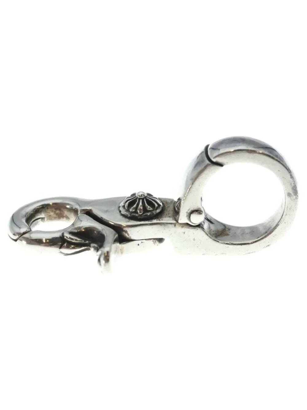 Chrome Hearts Quick Clip Cross Ball Silver Necklace